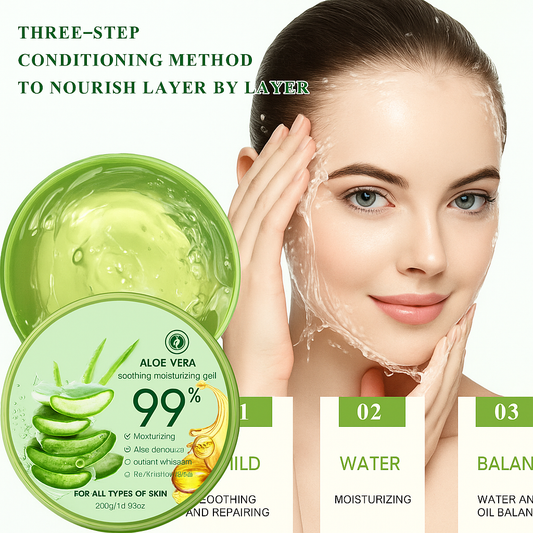 Pure Aloe Vera Gel for Youthful Skin