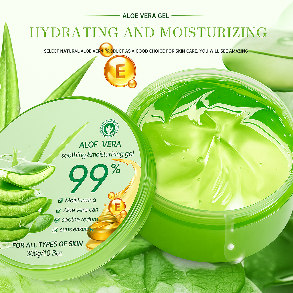 Pure Aloe Vera Gel for Youthful Skin