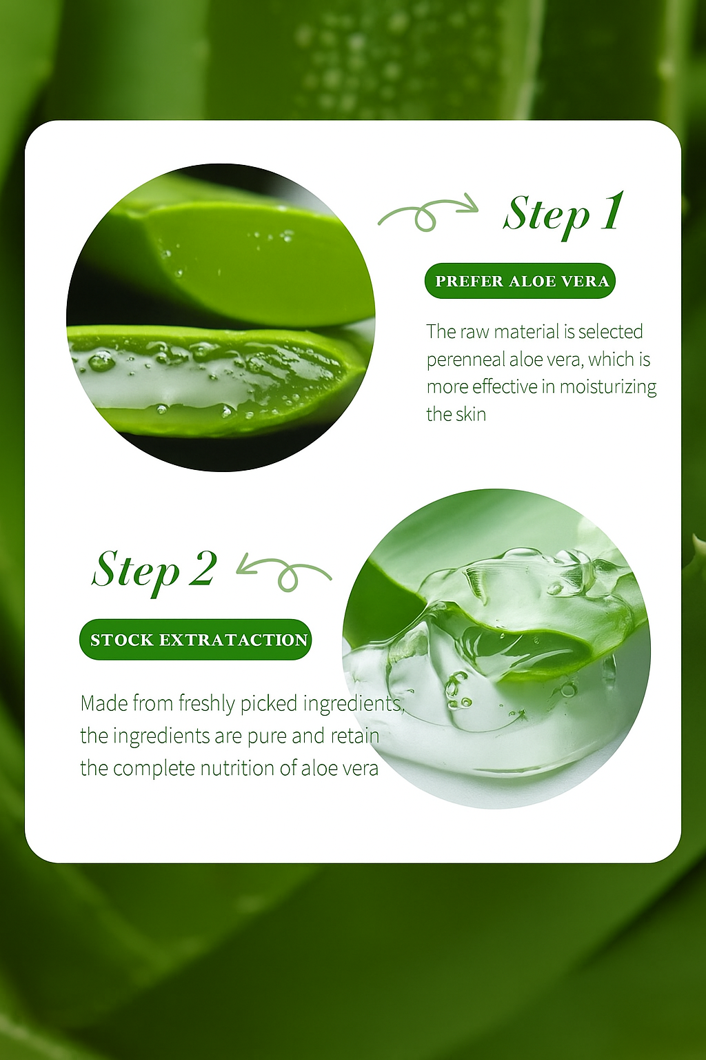 Pure Aloe Vera Gel for Youthful Skin